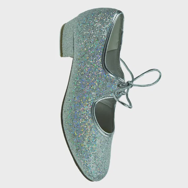 Starlite Hologram Silver Tap Shoe