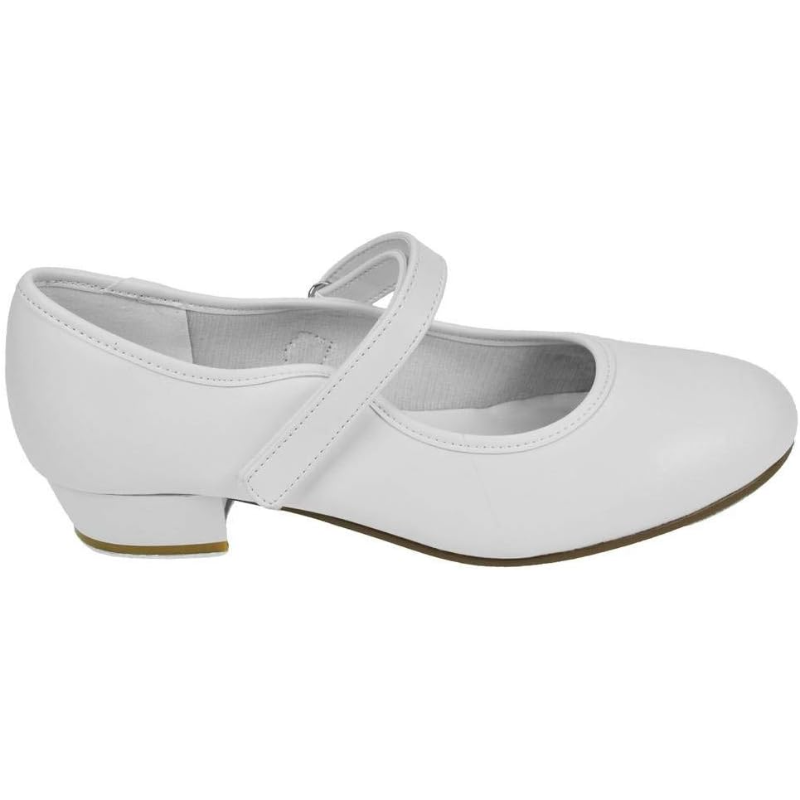 Starlite White Velcro Tap Shoe
