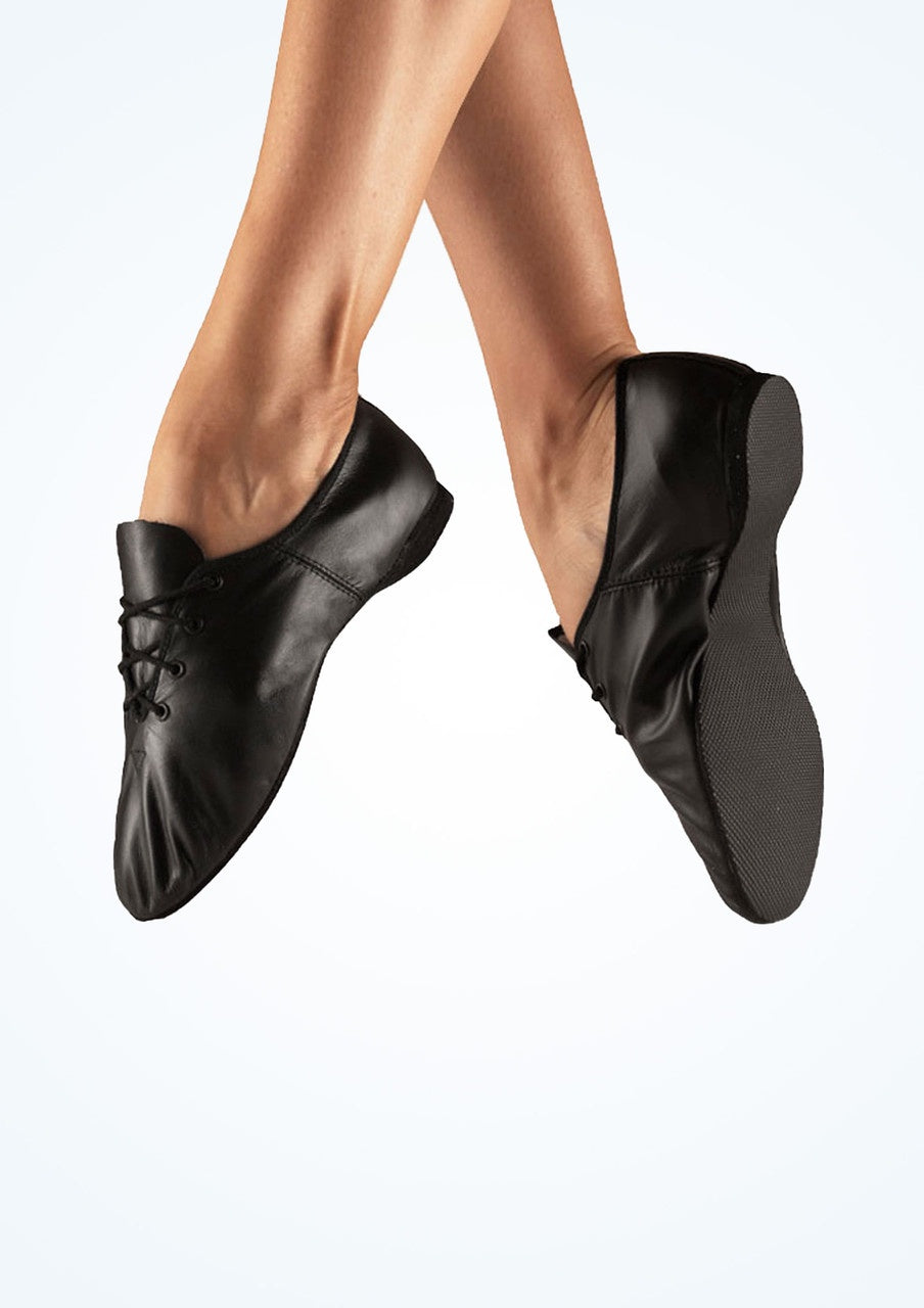 Bloch Jazz Shoe Leather Full Sole Black SO402