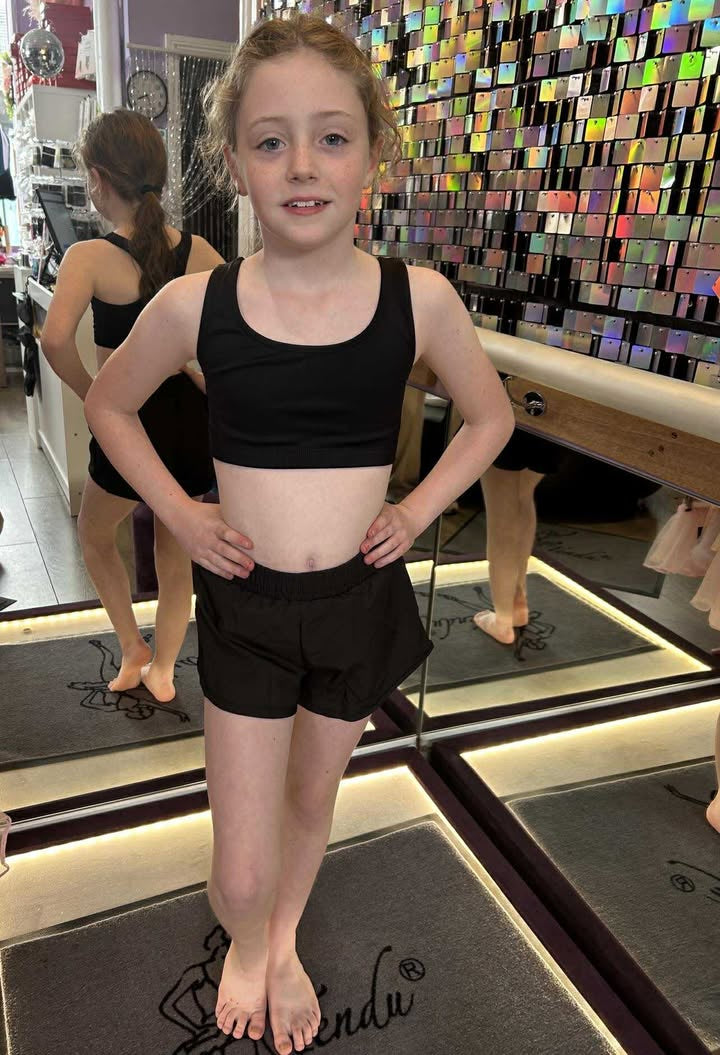 Double Layer Shorts Black Adult