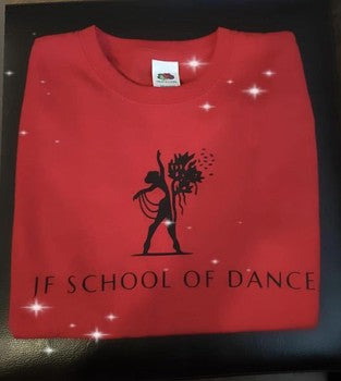 JF School Of Dance Hoodie Sparkly Logo/ Personalised