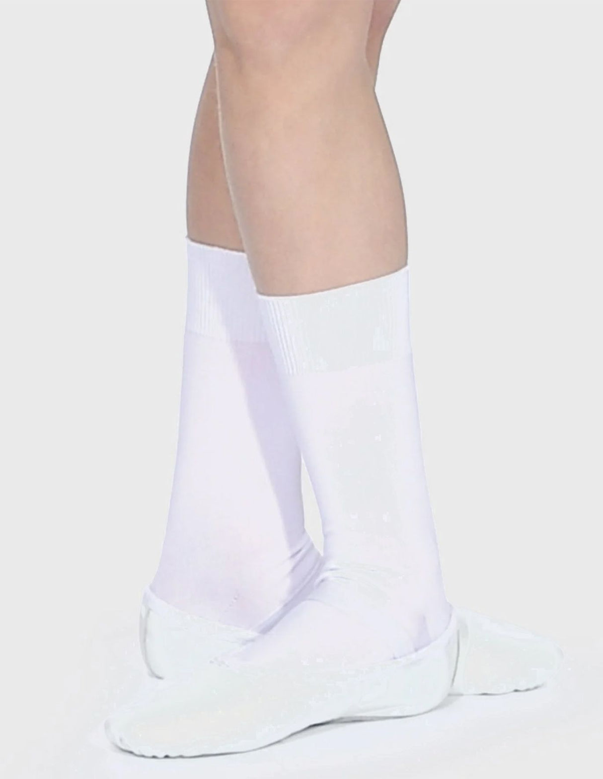 Roch Valley Ballet Socks White