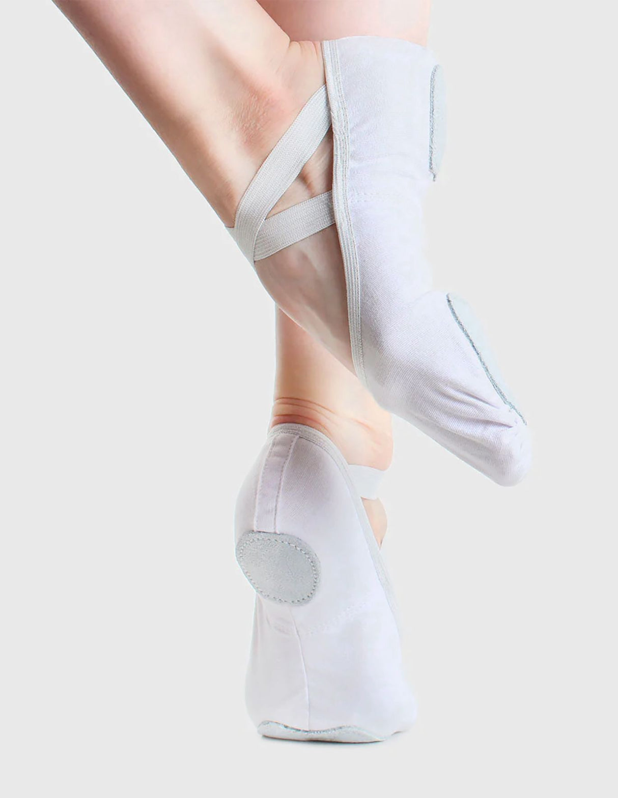 So Danca White Canvas Split Sole Ballet Shoe SD16