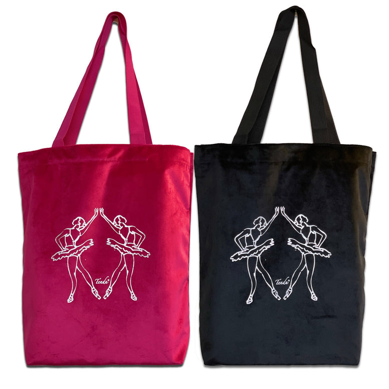 Tendu Velour Tote Bag T1085