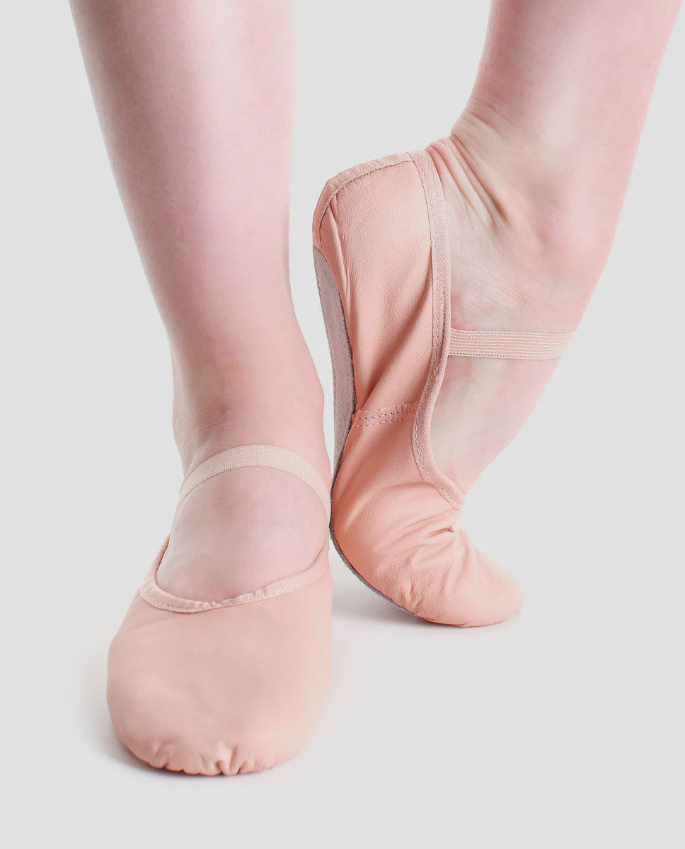 So Danca Pink Leather Ballet Shoe BAE90