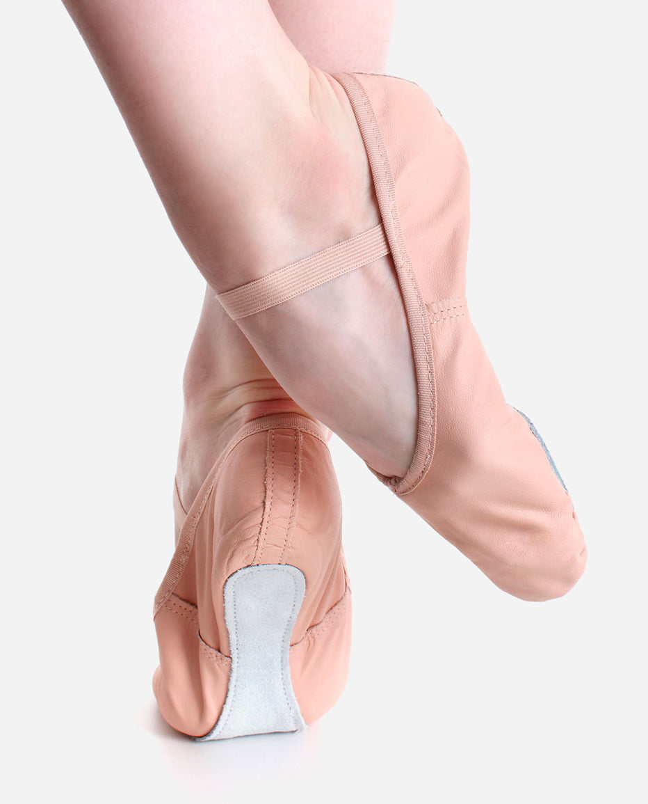 So Danca Pink Leather Ballet Shoe BAE90
