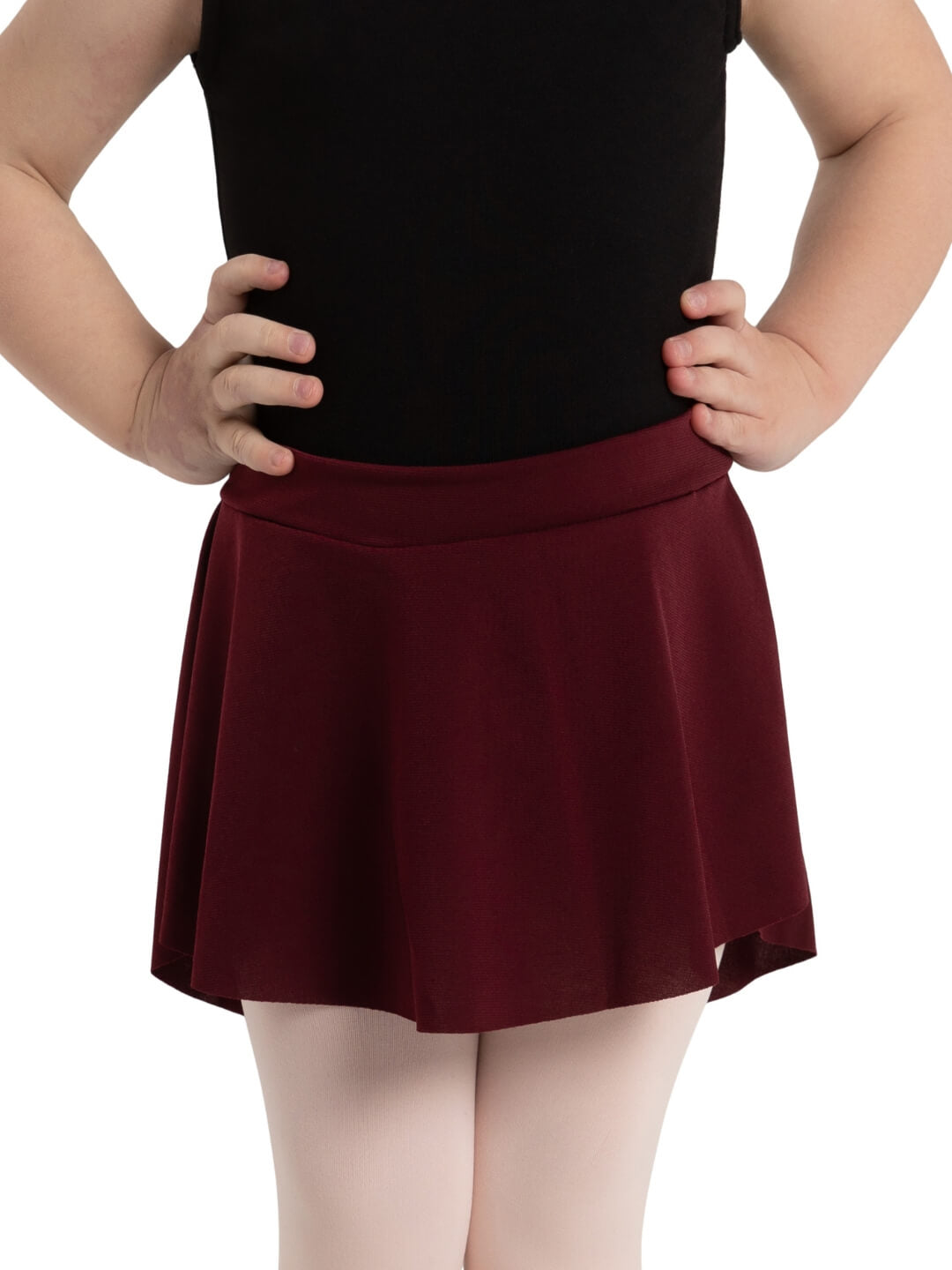 Capezio Curved Pull-On Skirt - Girls 11459T