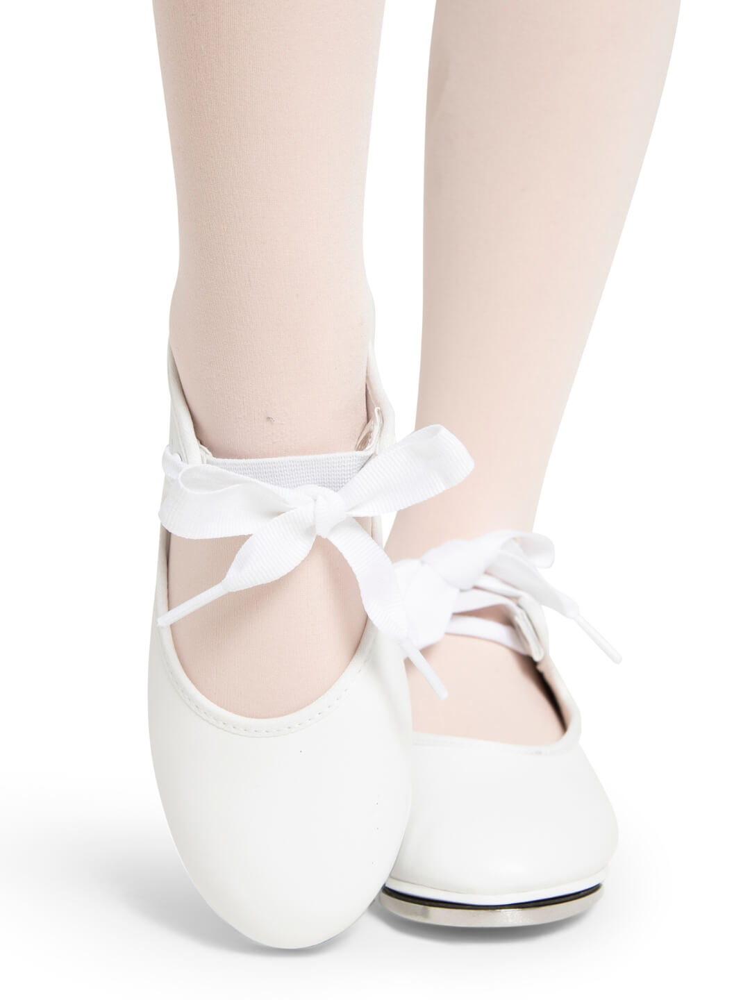Capezio Jr Tyette White Tap Shoe Child