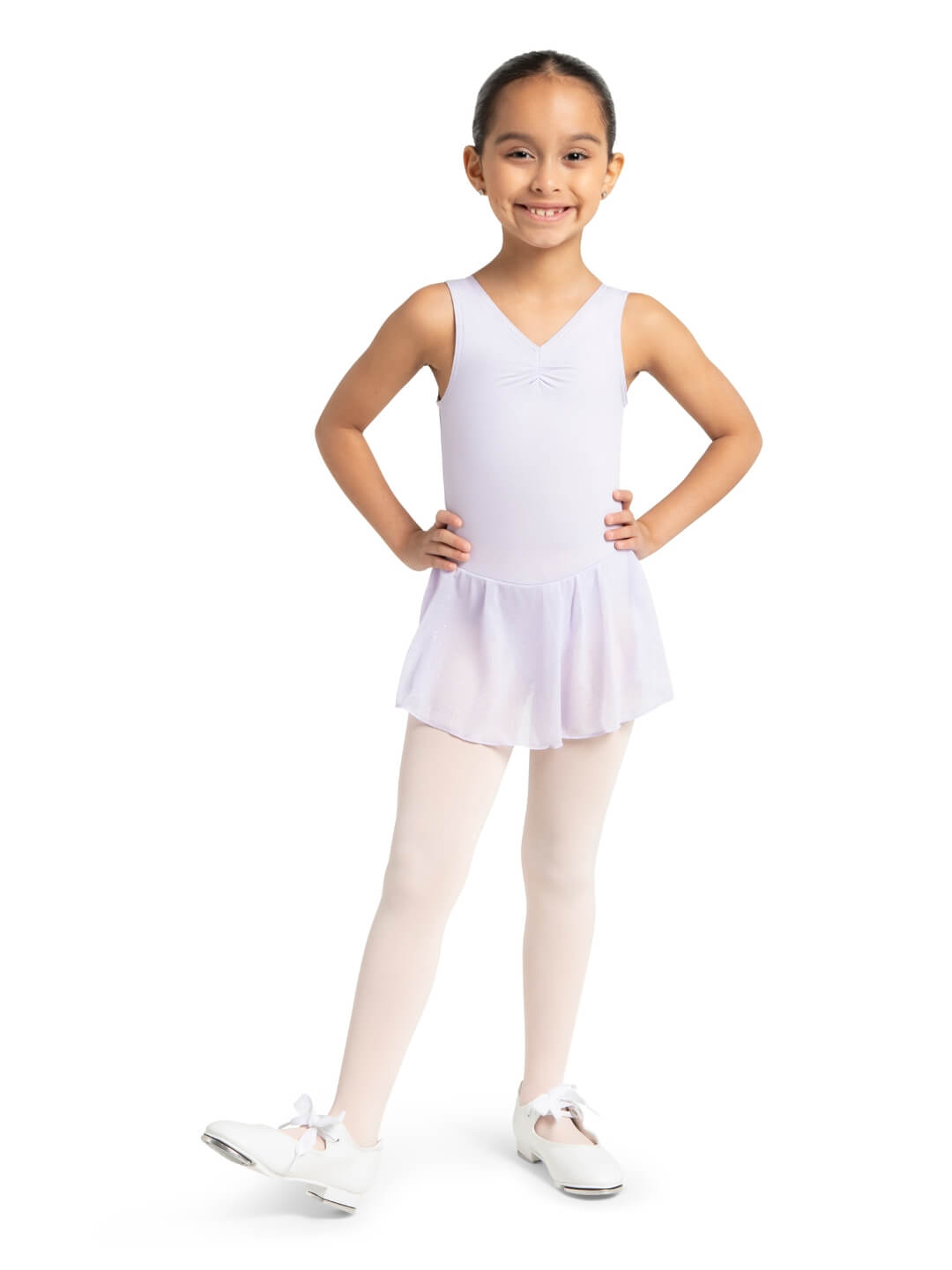 Capezio Jr Tyette White Tap Shoe Child