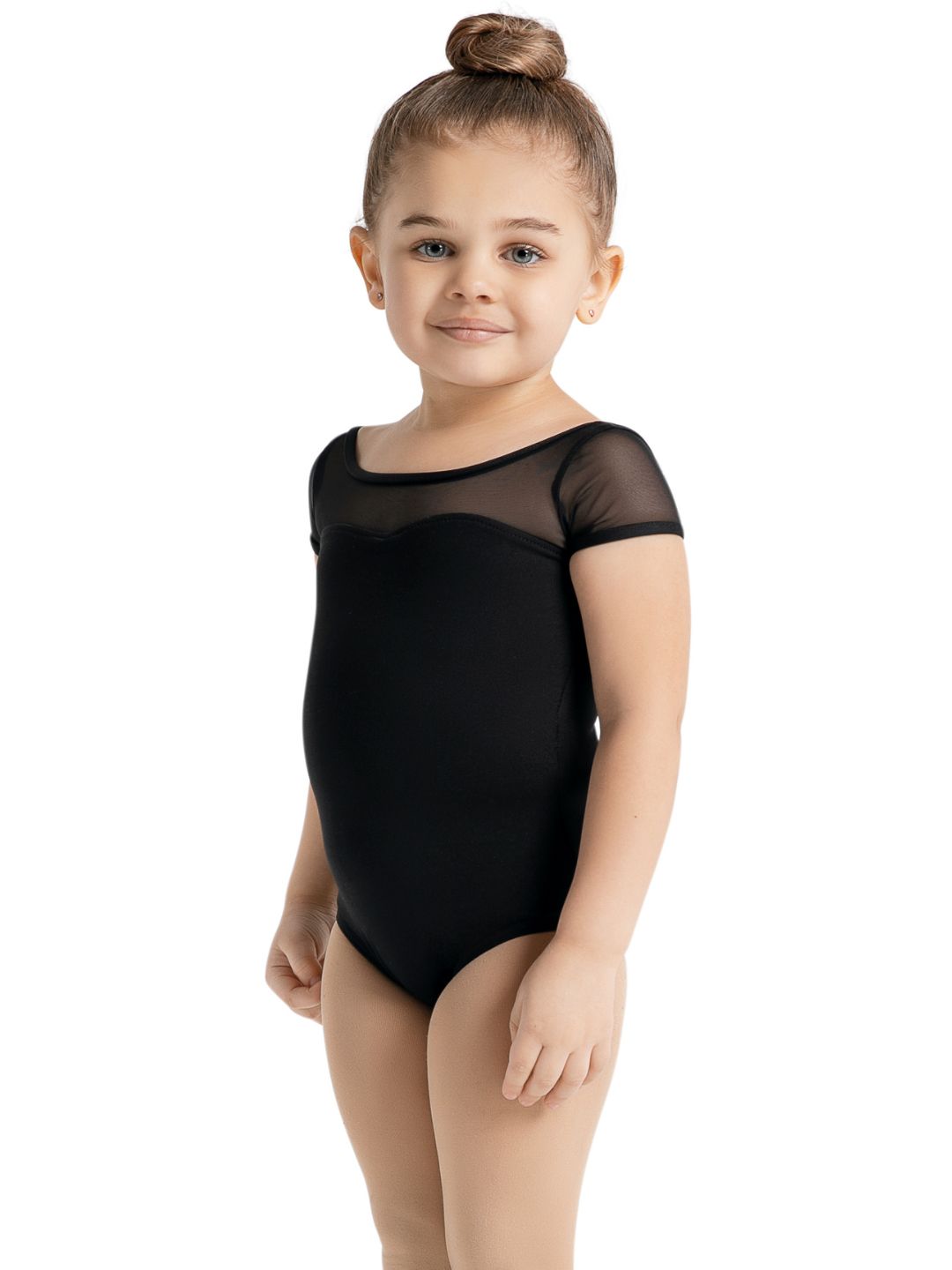 Capezio Mesh Short Sleeve Leotard Child