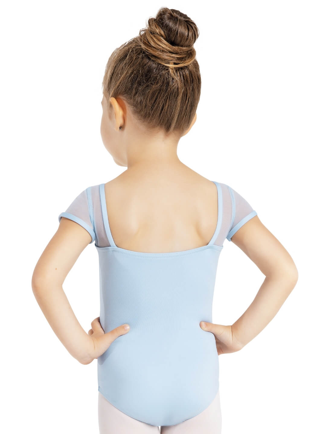 Capezio Mesh Short Sleeve Leotard Child