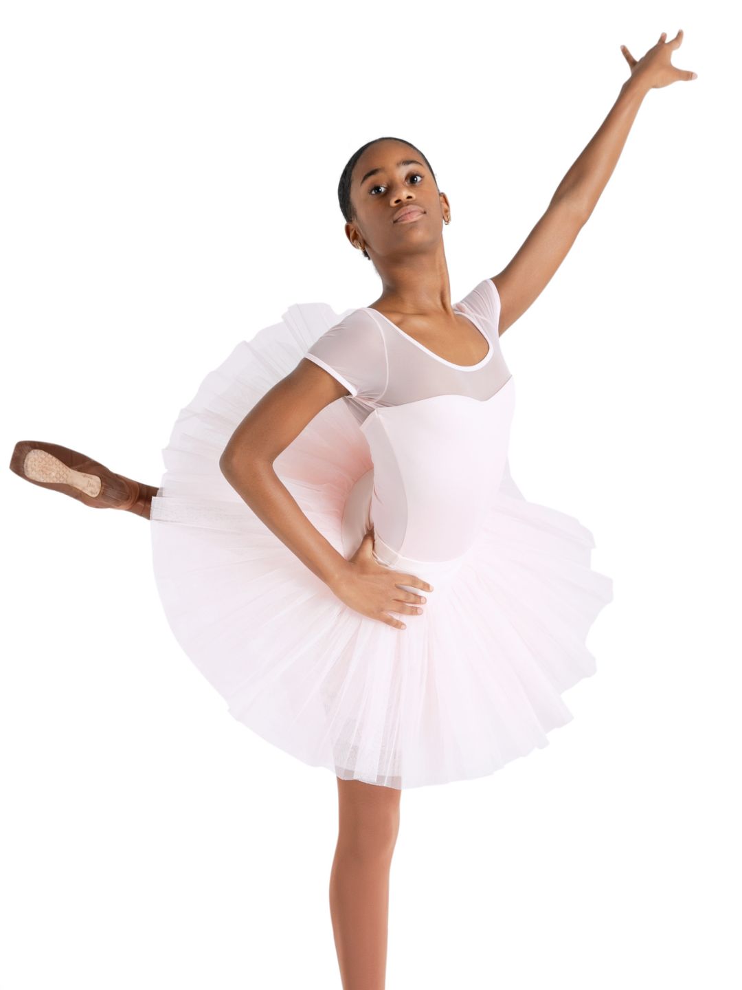 Capezio Mesh Short Sleeve Leotard Child