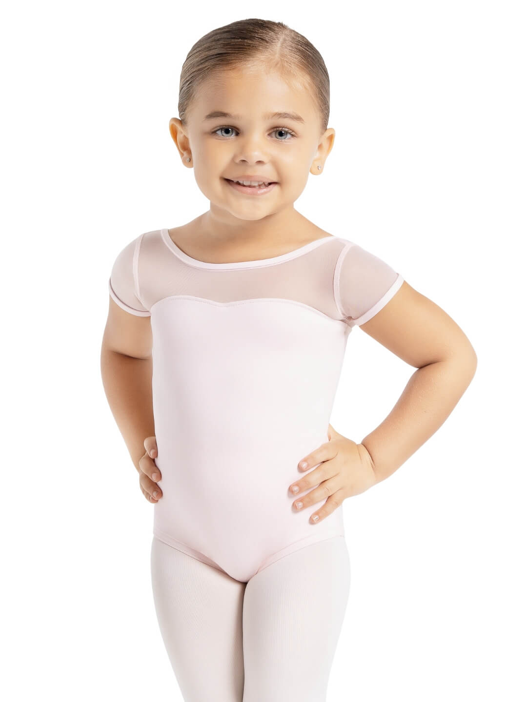 Capezio Mesh Short Sleeve Leotard Child