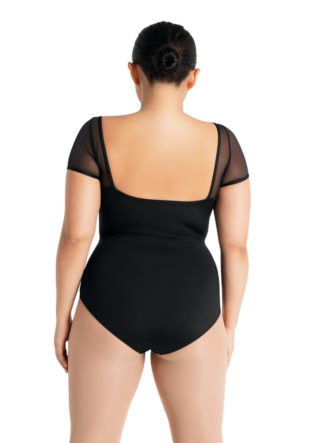 Capezio Studio Collection Mesh Yoke SS Leotard Adult