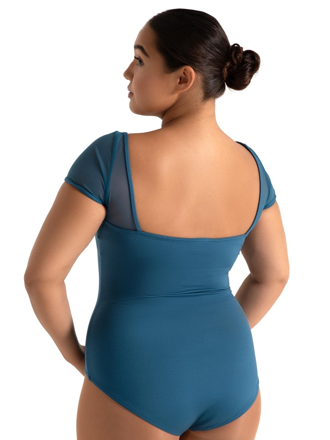 Capezio Studio Collection Mesh Yoke SS Leotard Adult