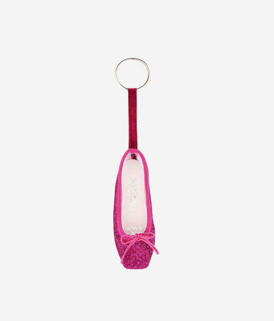 So Danca Glitter Pointe Shoe Keyring KCE 01G