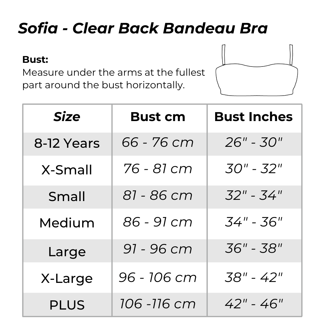 Silky Dance Sofia Clear Back Dance Bandeau Bra