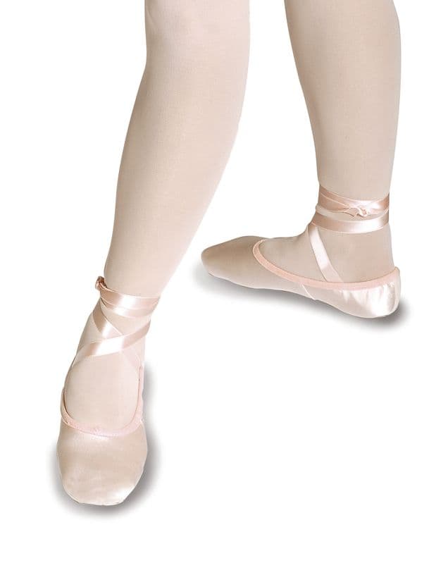 Roch Valley Pink Satin Ballet Shoe SS/S Child