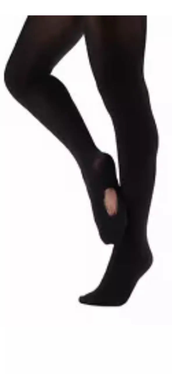 Silky Convertible Child Tights Black SILKCON