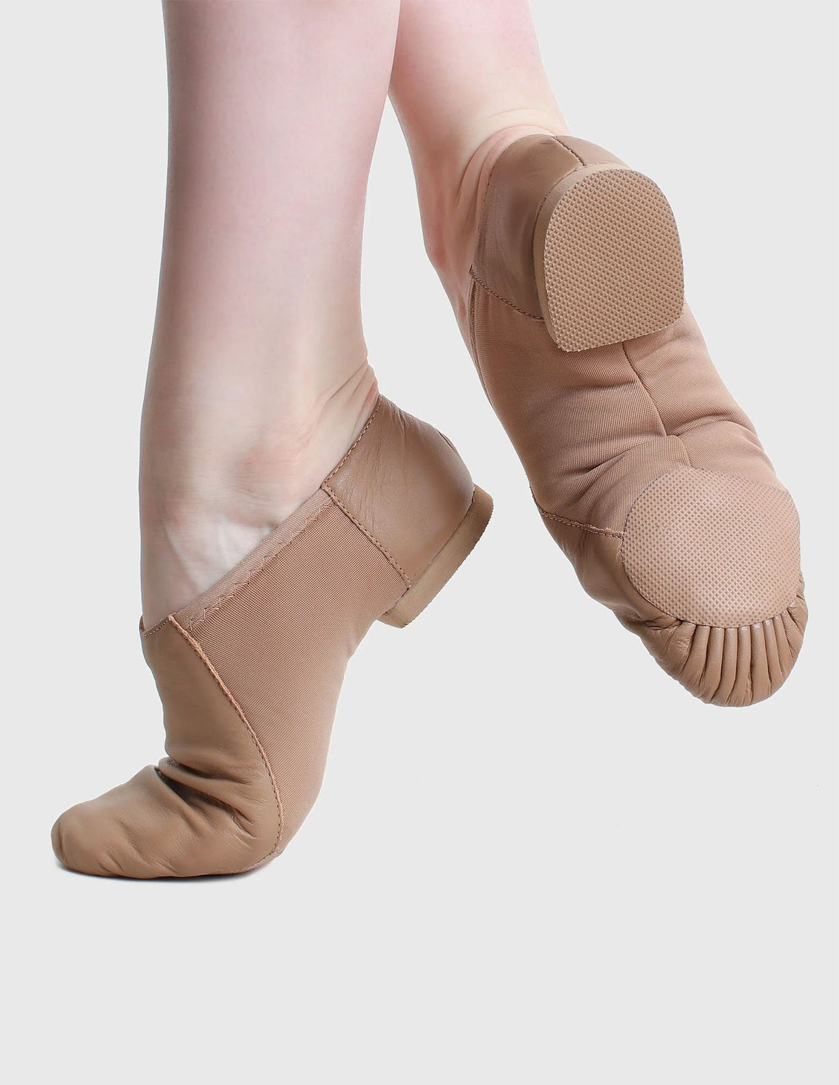 So Danca Split Sole Caramel Jazz Shoe JZE45