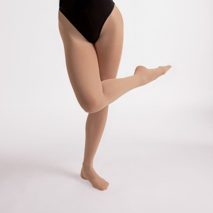 Silky Dance Tan Footed Tights Adult
