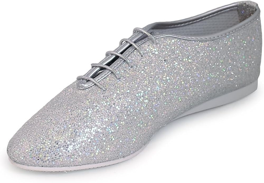 Roch Valley Silver Hologram Jazz Shoe