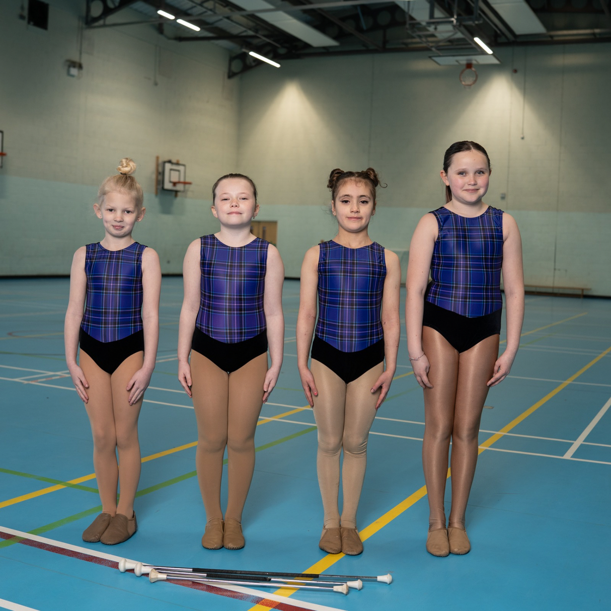 THE IRENE-Tartan Leotard