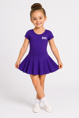 BSPA Broadway Baby Purple Skirted Leotard
