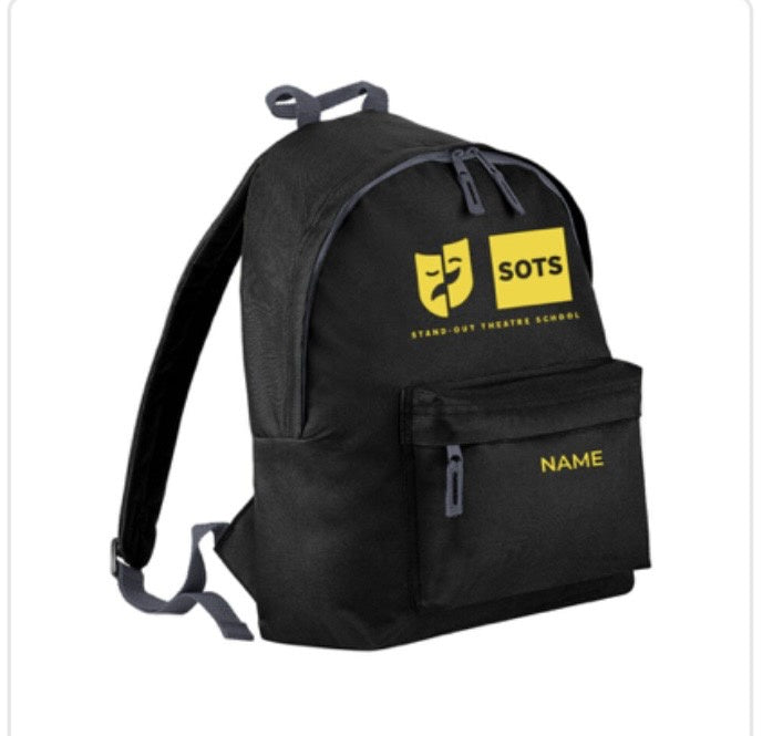 Stand Out Theatre School Black Junior Back Pack