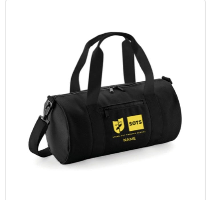 Stand Out Theatre School Black Barrel Bag