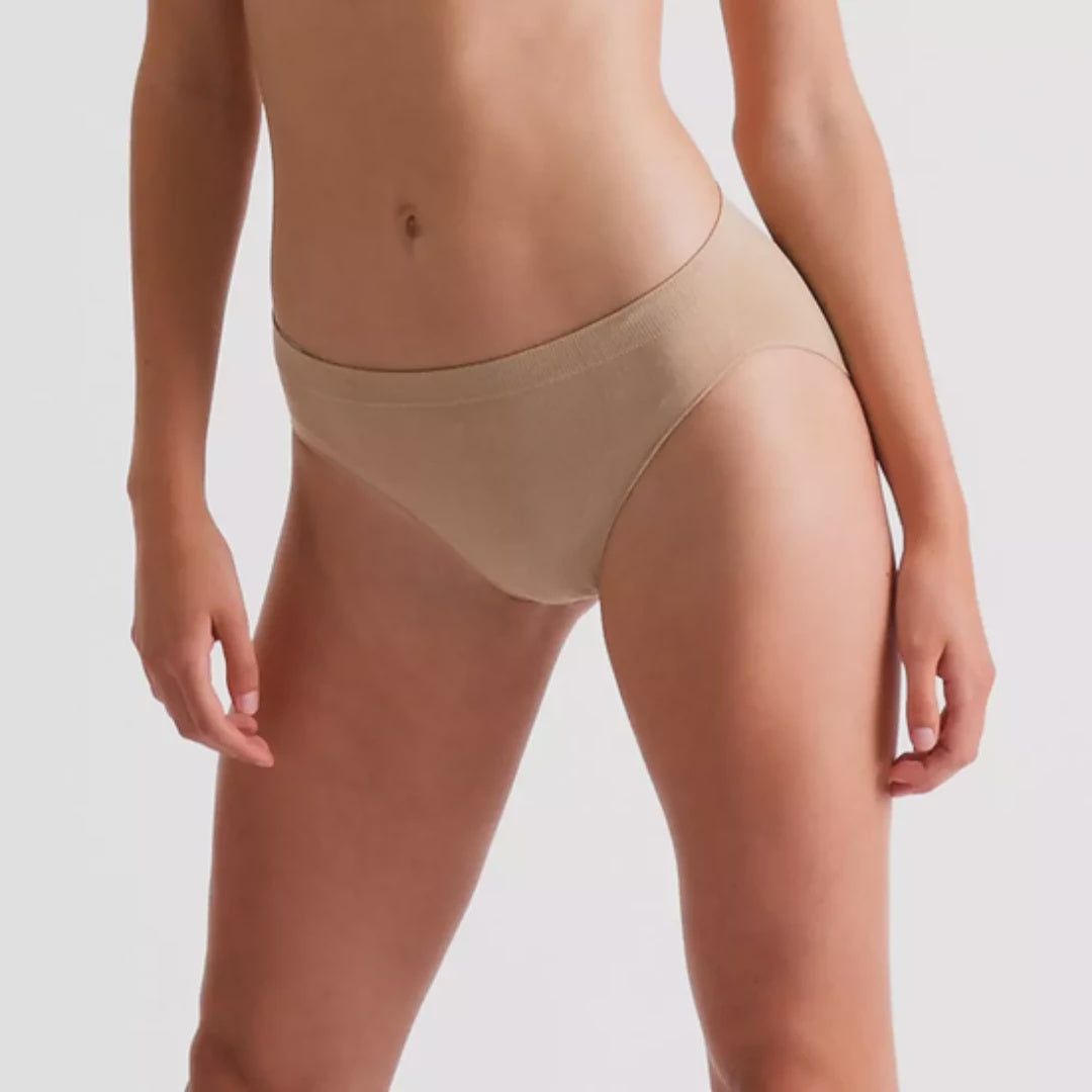 Silky Dance Seamless High Cut Dance Brief Nude Child