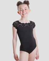 So Danca Girl's Lace-trim Leotard - SL 17